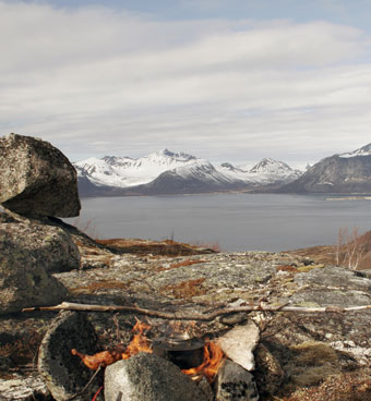 Utsikt mot Flakstadvåg